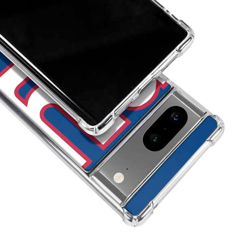 NFL New York Giants Large Logo Google Pixel 7a Clear Case